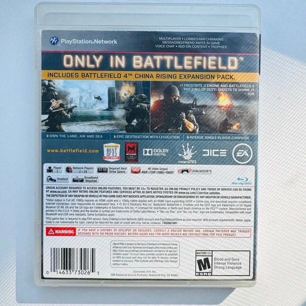 Sony battlefield playstation